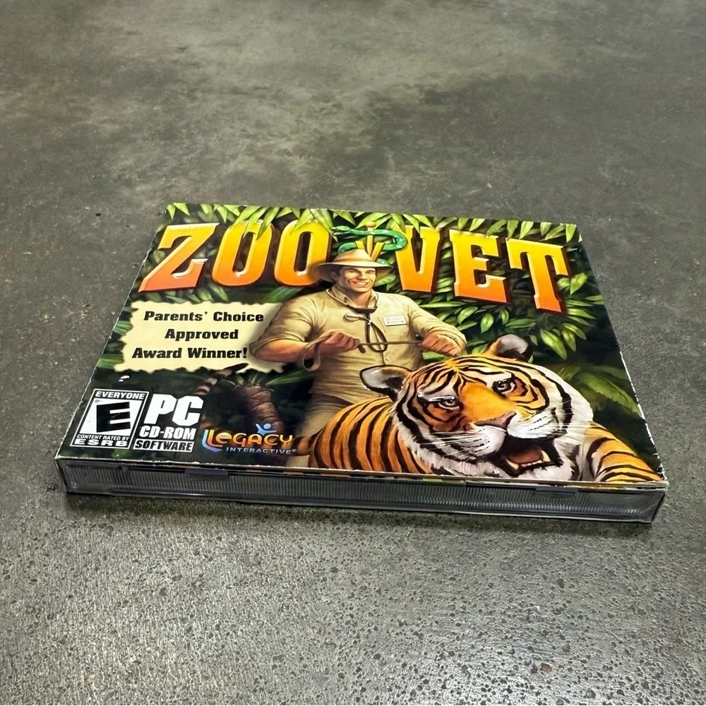 Zoo Vet PC Game Rare 2008 Edition Factory Sealed Legacy Interactive